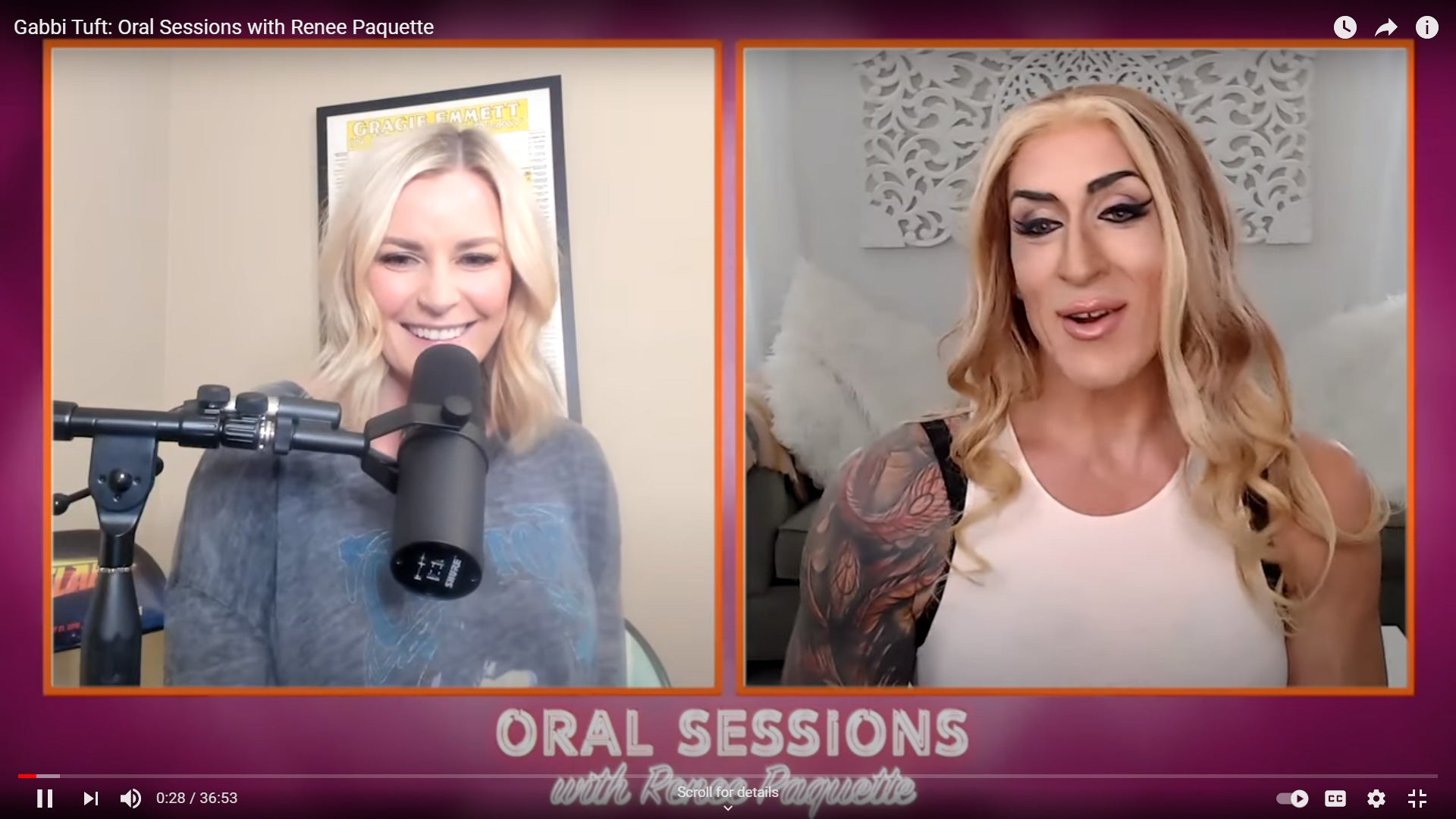 Gabbi Tuft on Oral Session with Rene Paquette