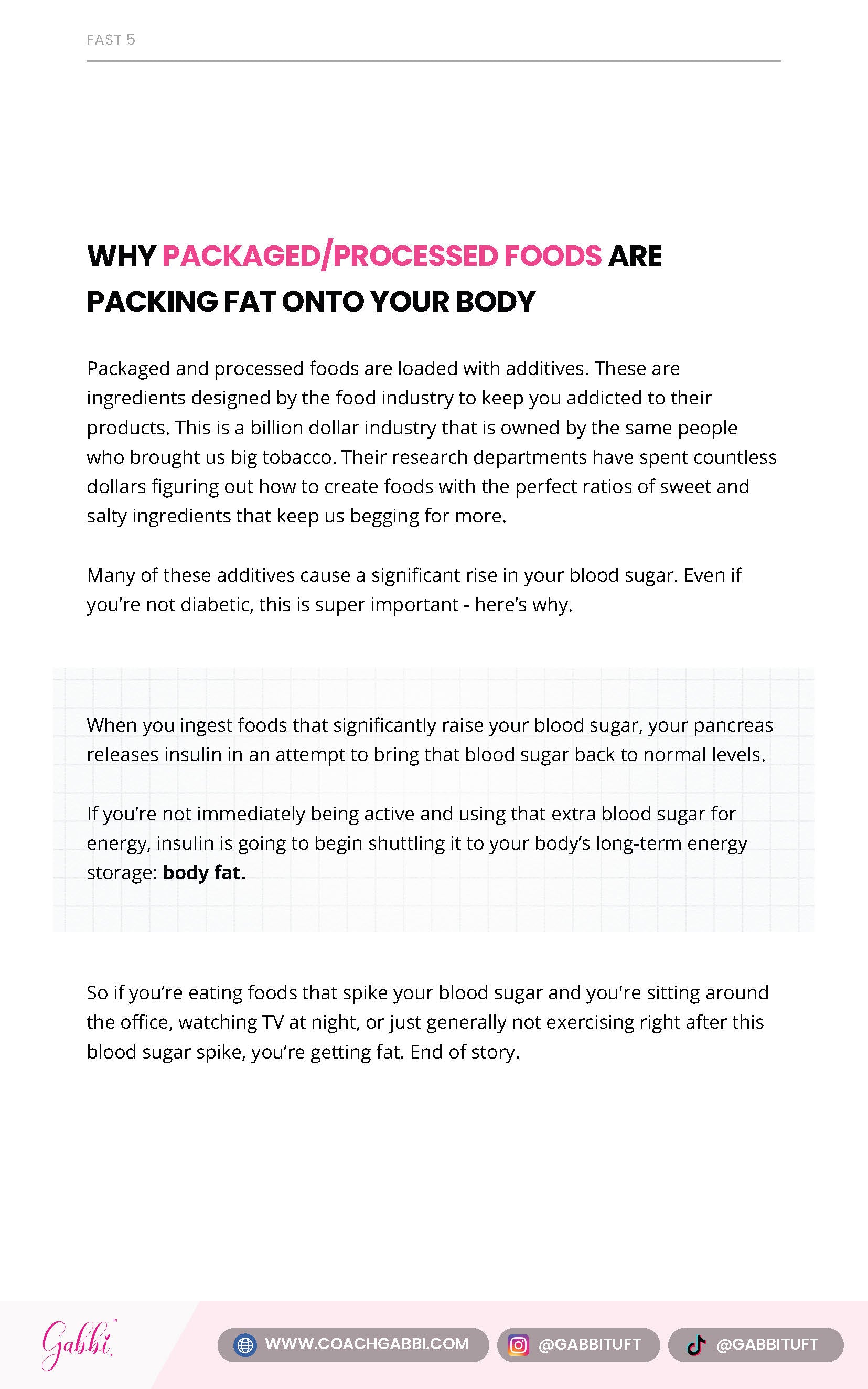 Fast 5: 5 secrets to rapid weight loss
